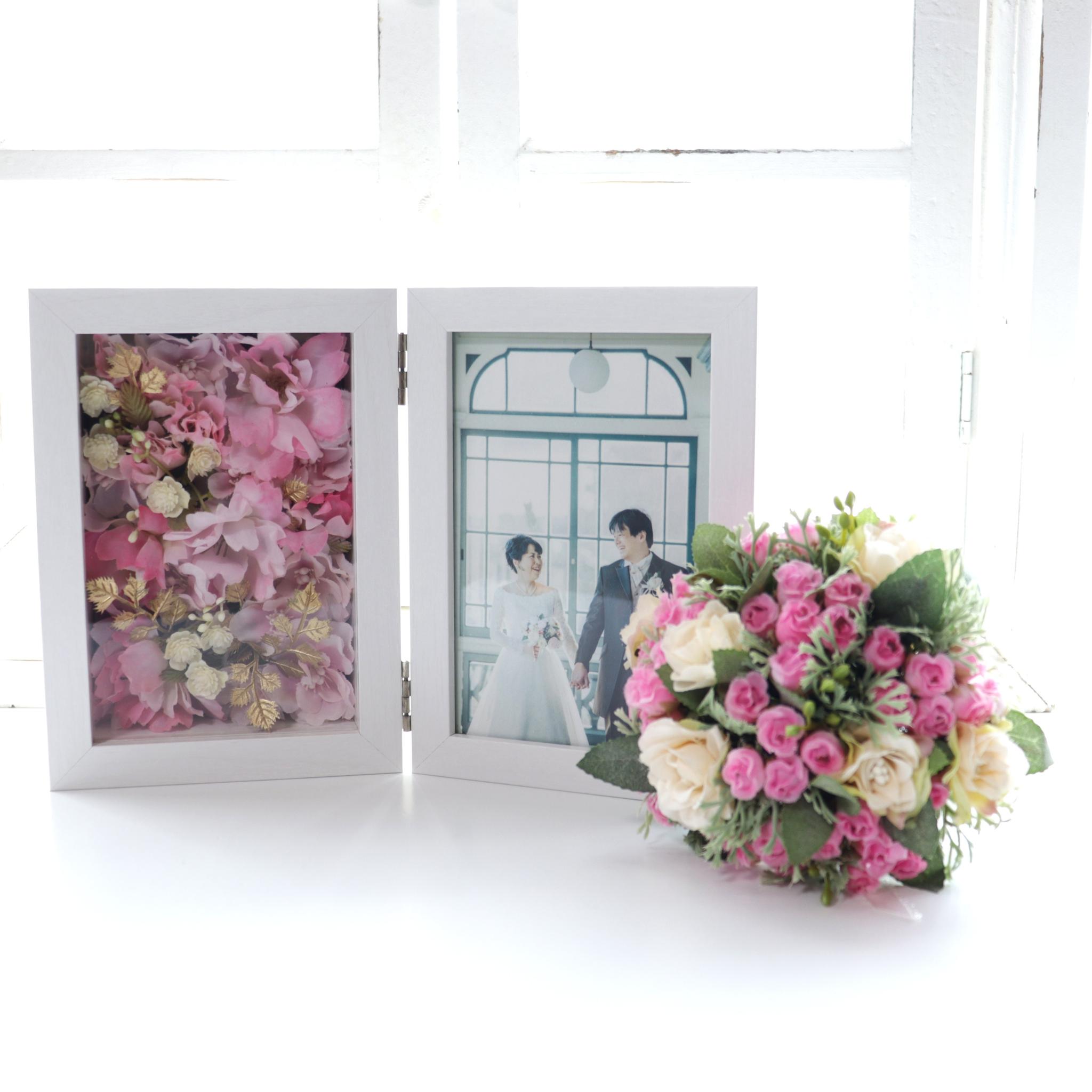 フォトフレーム Mサイズ｜想いを届けるお花のギフト（桜）