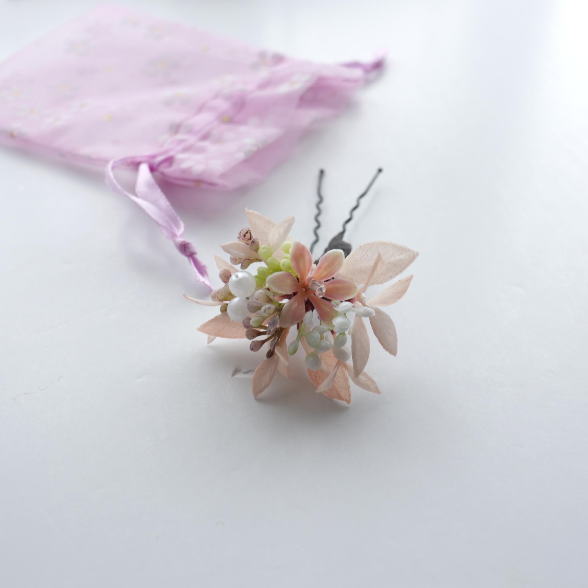 髪飾り（Uピン）　蕾花 | 2枚目
