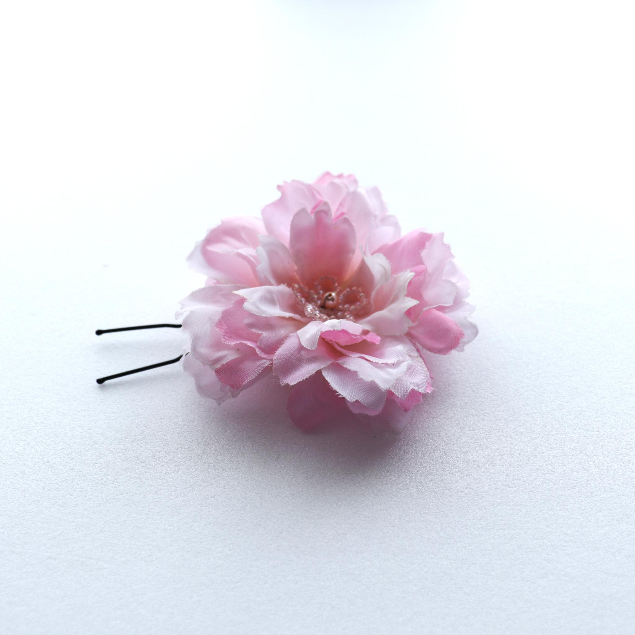髪飾り（Uピン）　八重桜