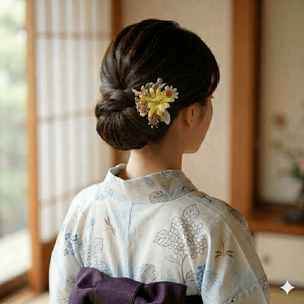 髪飾り（Uピン）　野の花 | 6枚目