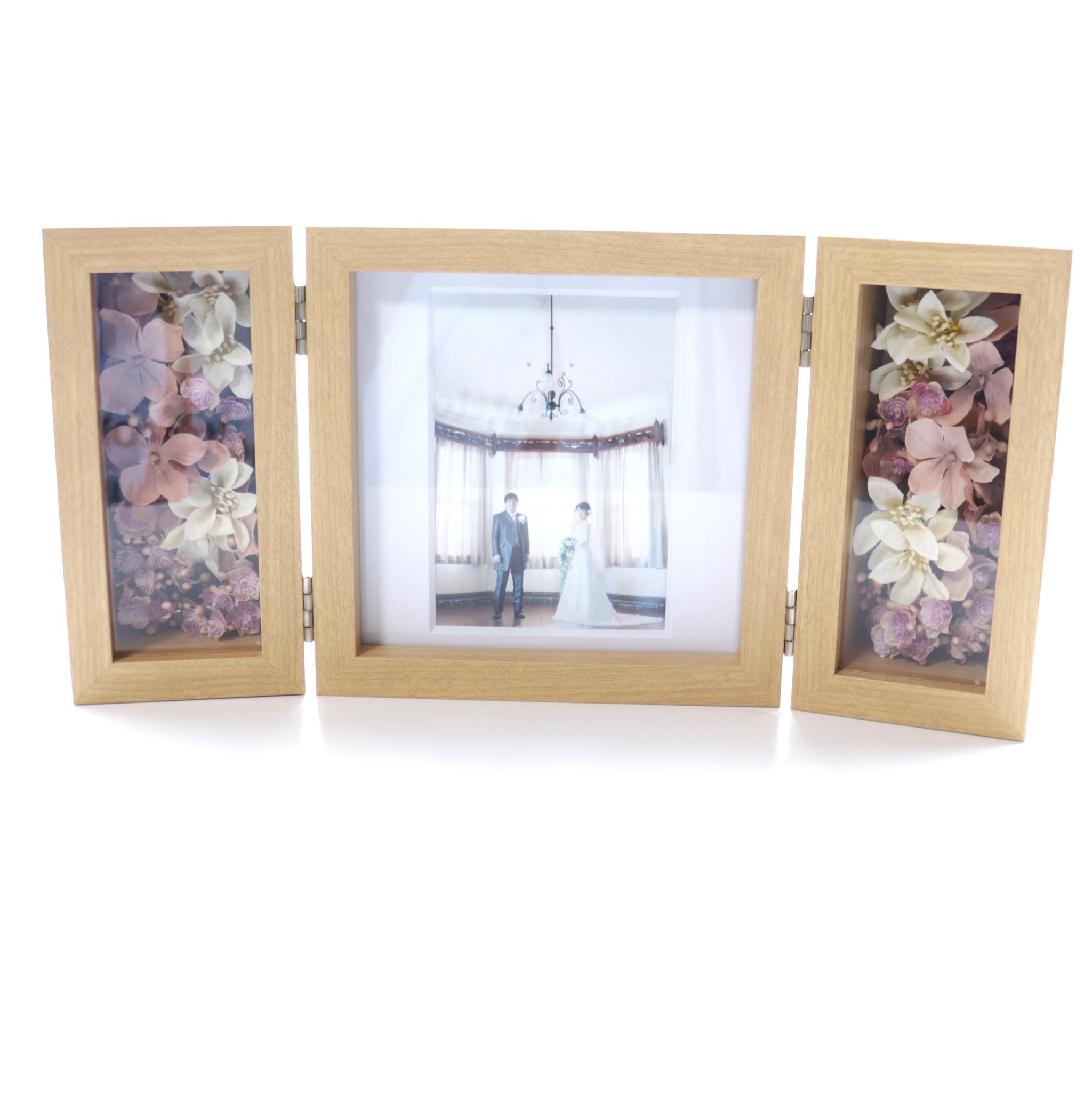 フォトフレームW版　ピンクの紫陽花（北海道・沖縄のみ別途送料） | 2枚目