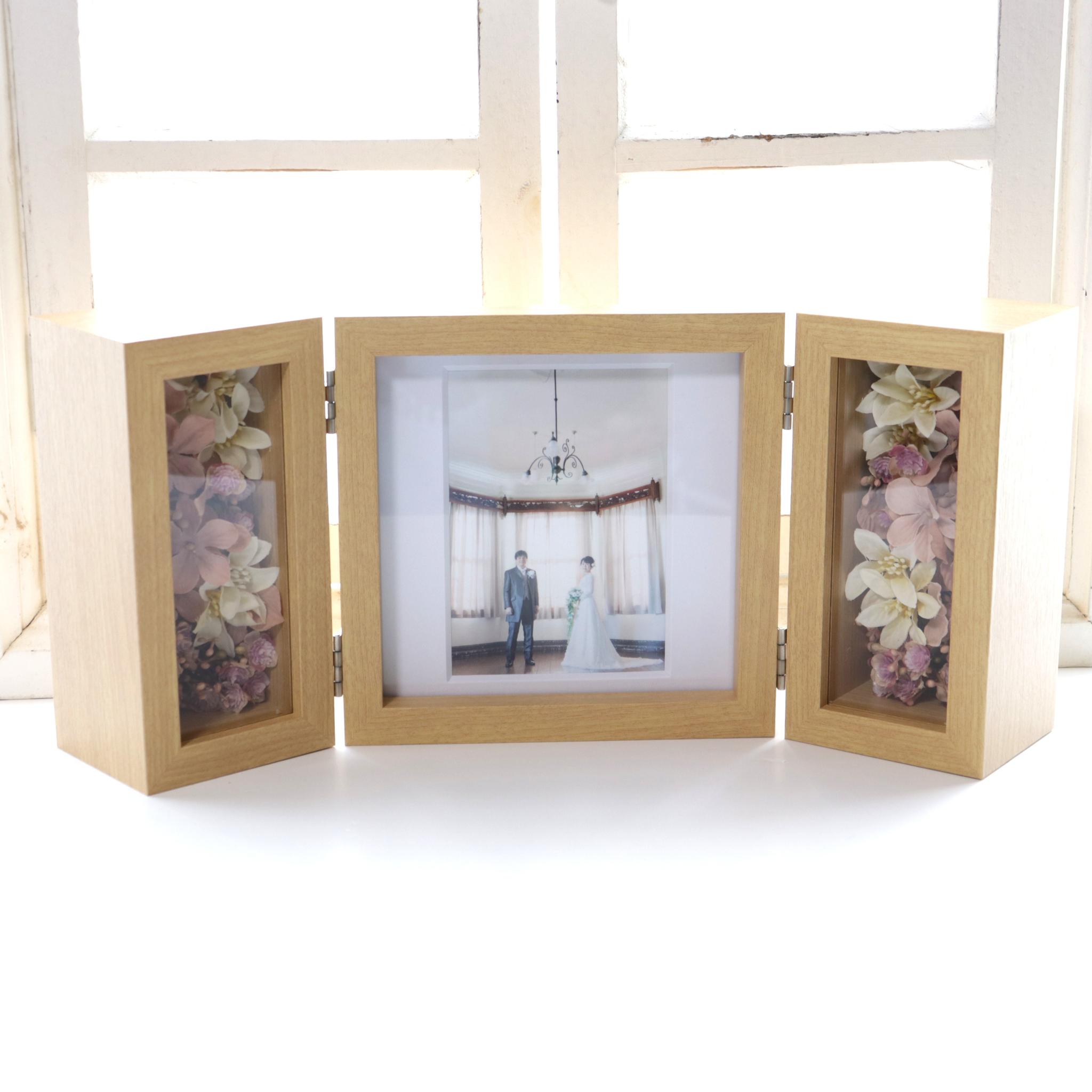 フォトフレームW版　ピンクの紫陽花（北海道・沖縄のみ別途送料） | 4枚目