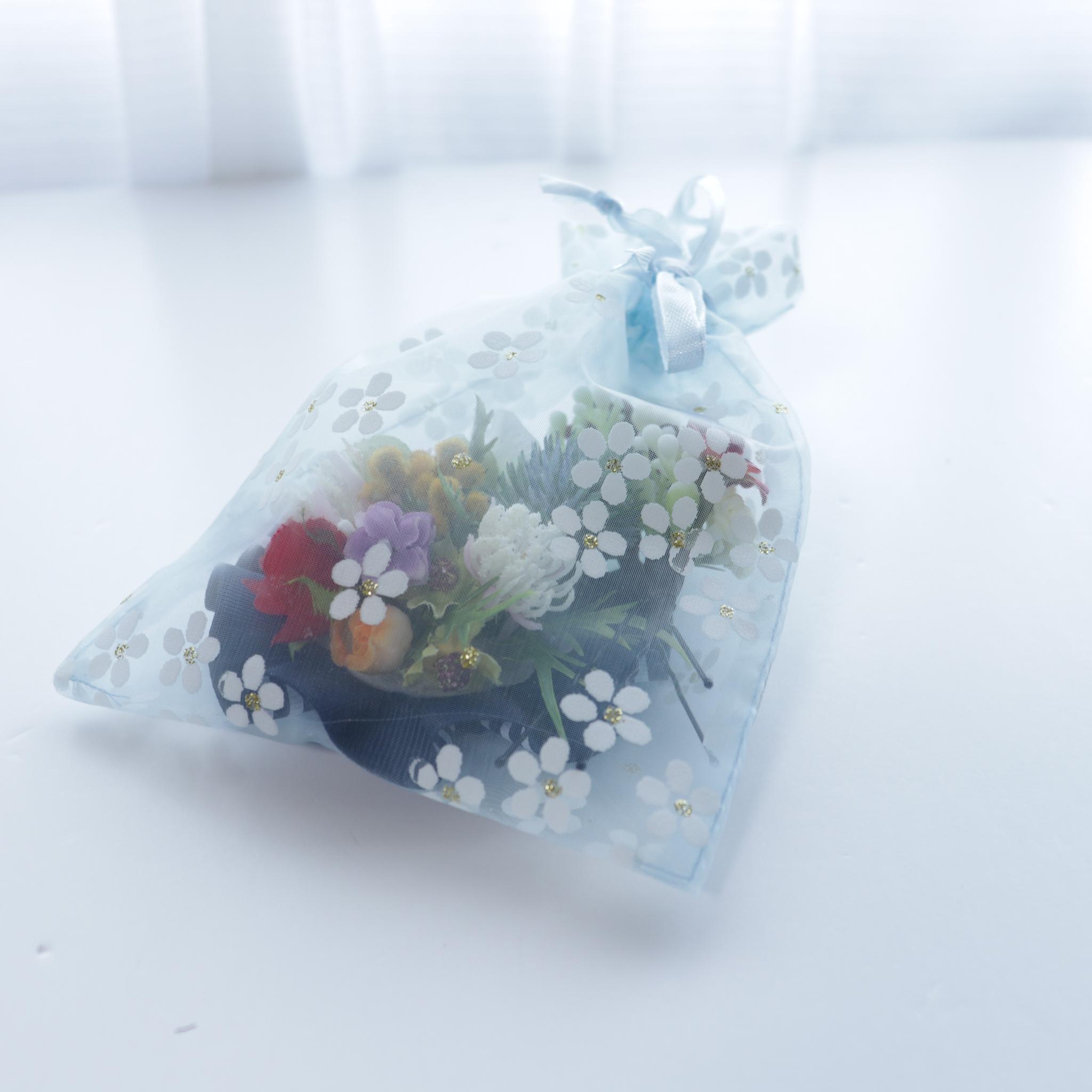 【彩り花のヘアアクセサリー】　お花畑（＊お子様やショートヘアOK） | 5枚目