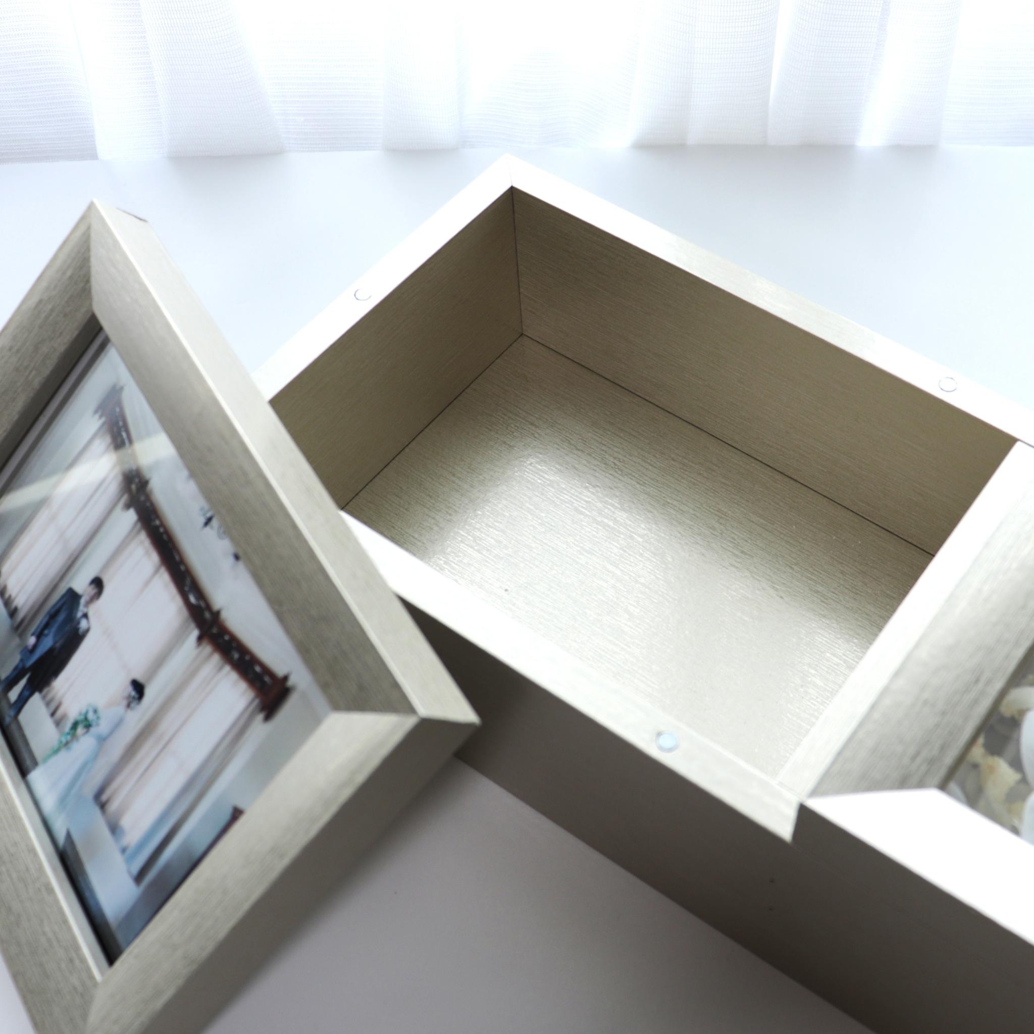 【送料込み】 フォトフレーム(メモリーボックス付) White flower(北海道・沖縄のみ別途送料) | 6枚目