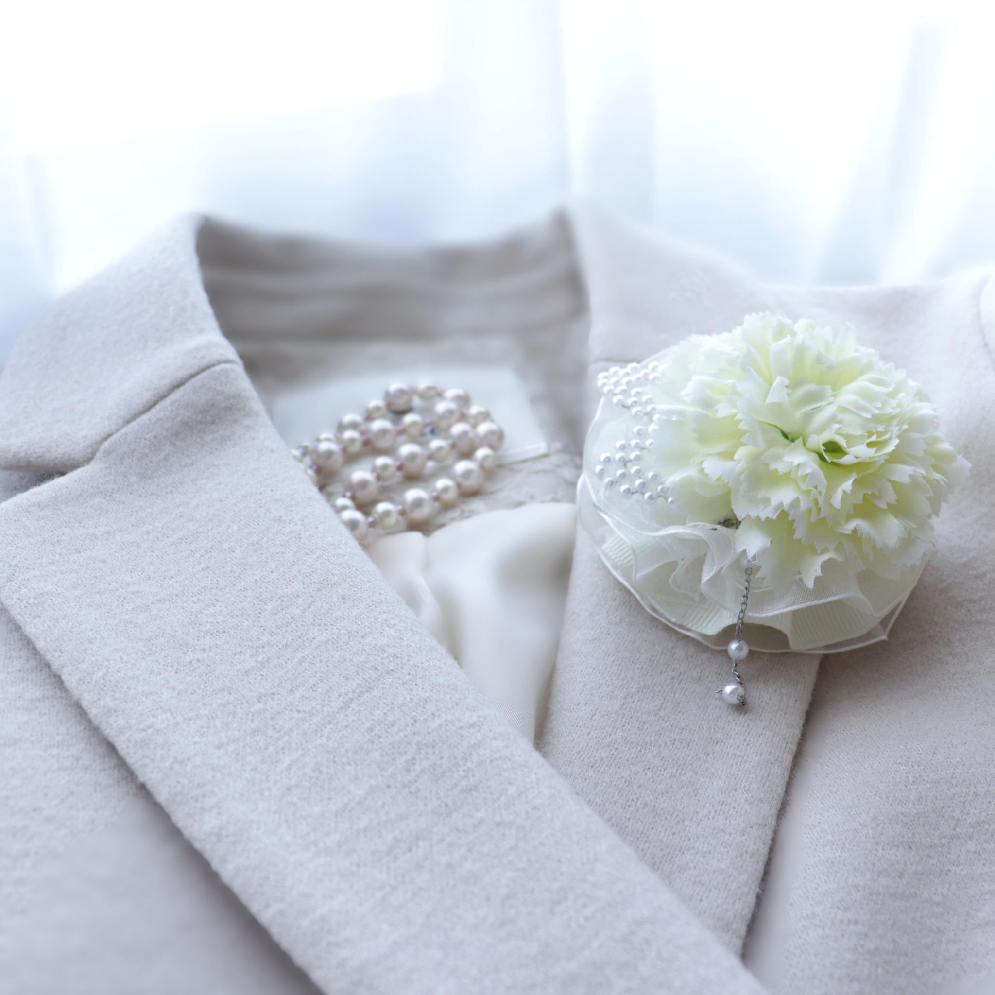 コサージュ フリンジ カーネーション (2wayタイプ) | 5枚目